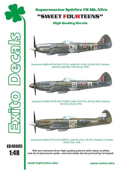 Supermarine Spitfire FR MkXIVe "Sweet fourteens" ED-48005