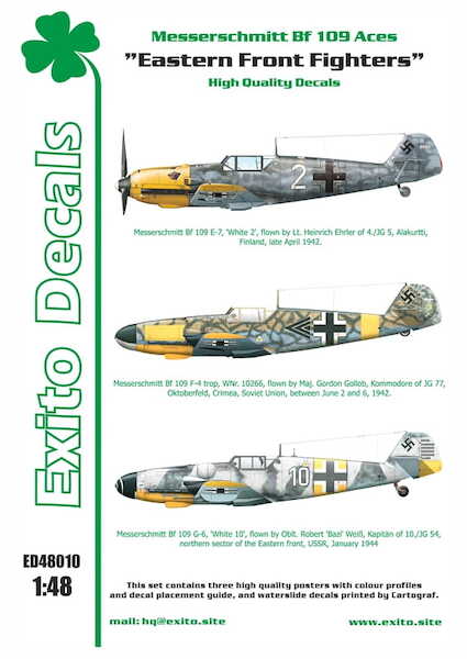 Messerschmitt BF109 Aces "Eastern Front Fighters"  ED-48010