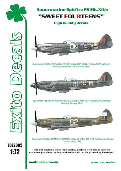 Supermarine Spitfire FR MkXIVe "Sweet fourteens" ED-72005