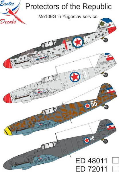 Protectors of the Republic - Me 109G in Yugoslav service ed48011