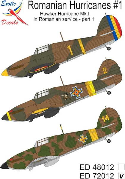Romanian Hurricanes #1 - Hawker Hurricane Mk.I in Romanian service - part 1 ed48012