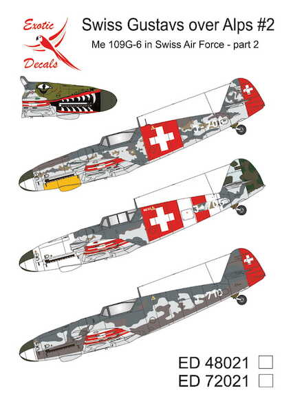 Swiss Gustavs over Alps #2 – Me 109G-6 in Swiss Air Force, part 2  ed48021