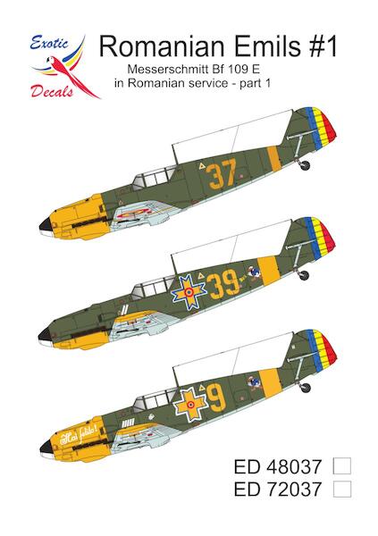 Romanian Emils #1, Messerschmitt Bf109E in Romanian Service Part1 ed48037