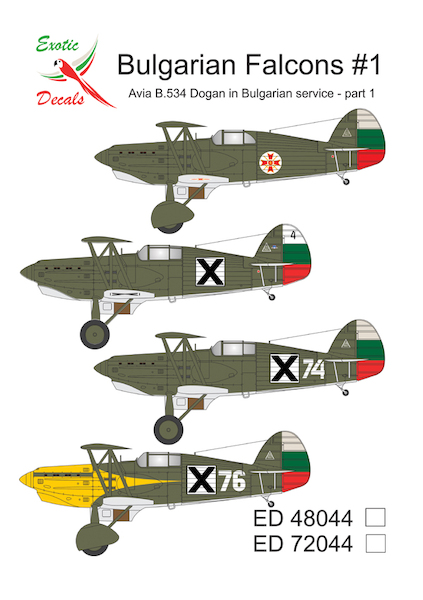 Bulgarian Falcons #1, Avia B534 Dogan in Bulgarian Service Part 1 ed48044