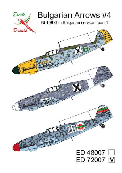 Bulgarian Arrows #4 - Bf 109 G in Bulgarian service - part 1 ed72007