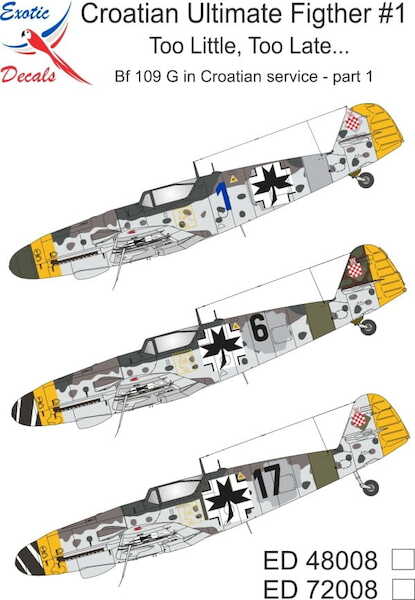 Croatian Ultimate Fighter #1 - Too Little, Too Late… - Bf 109 G in Croatian service - part 1 ed72008