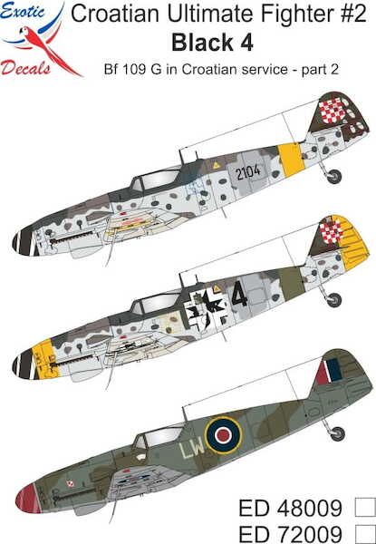 Croatian Ultimate Fighter #2 - Black 4 - Bf 109 G in Croatian service - part 2 ed72009