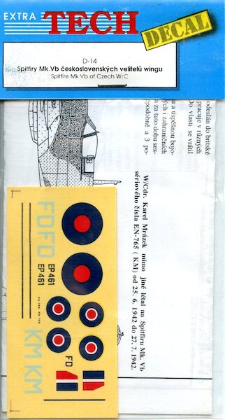 Spitfire MKVb of Czech Wing Commander D14