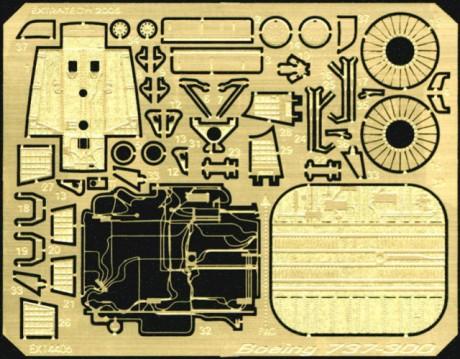 Boeing 737-300 Detail set (Minincraft)  ex14406