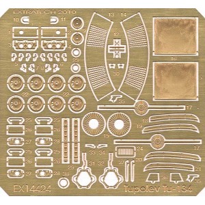 Tupolev Tu134 (AZ Models)  EX14424