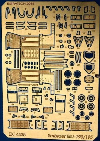 Embraer ERJ-190/195 Detail set (Revell)  EX14435