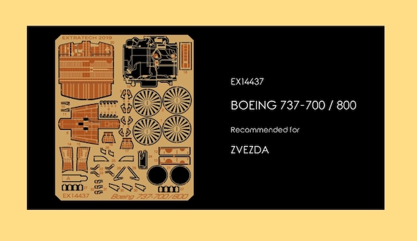 Boeing 737-700/800 Detail set (Zvezda)  EX14437