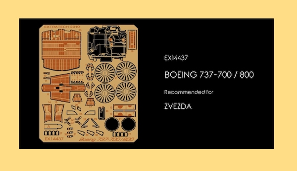 Boeing 737-700/800 Detail set (Zvezda) EX14437
