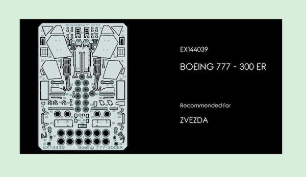 Boeing 777-300ER Detail set (Zvezda)  EX14439