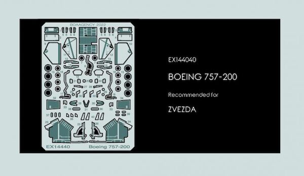 Boeing 757-200 Detail set (Zvezda)  EX14440