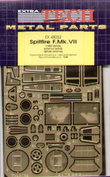Supermarine Spitfire F MKVII Exterior (ICM) EX48032