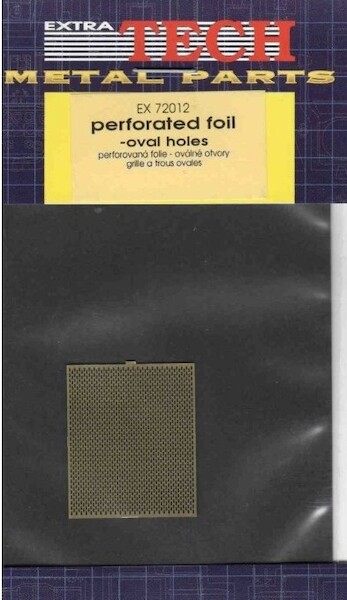 Perforated Foil For Air Cooled Gun Barrel Jackets  EX72012