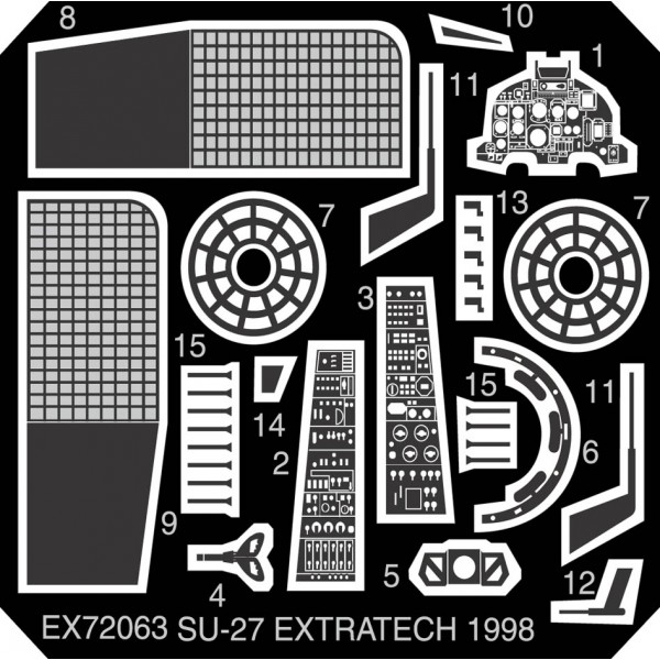 Suchoi Su27A Flanker (Airfix) EX72063