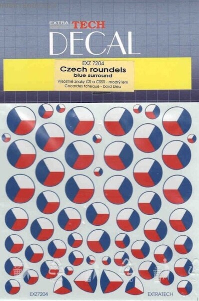 Czechoslovak insignia Blue surround EXZ7204