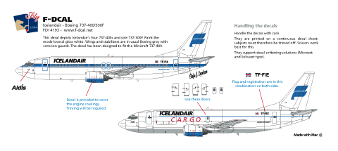Boeing 737-300F/-400 (Icelandair OC) FD14193