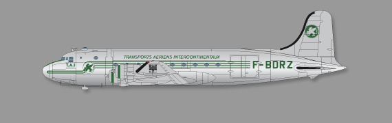 Douglas DC4 (Transports Aeriens Intercontinenteaux - TAI F-BDRZ) FD14513