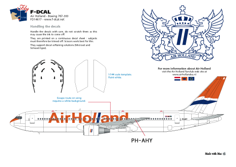 Boeing 767-300 (Air Holland last scheme) FD14617