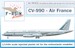 Convair CV990 (Air France) FRP4019