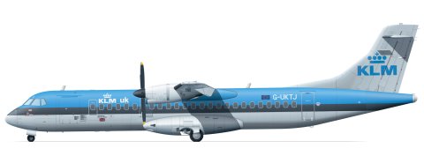 ATR72 (KLM UK) FRP4030