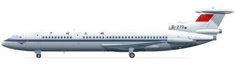 HS121 Trident 3B (CAAC) FRP4036