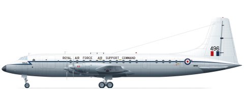 Bristol Britannia 200 (Royal Air Force Support Command)  FRP4039