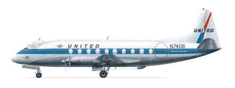 Viscount 700 (United) FRP4051