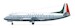 Viscount 700 (Alitalia) FRP4052