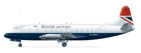 Viscount 800 (British Airways BA) FRP4053