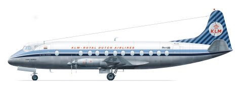 Viscount 800 (KLM) FRP4054