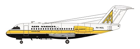 Fokker F28-1000 (Air Anglia) FRP4088