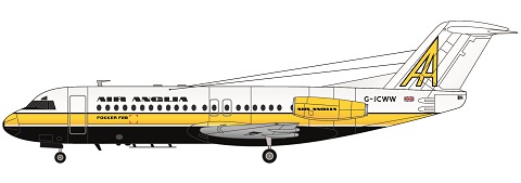 Fokker F28-4000 (Air Anglia) FRP4089