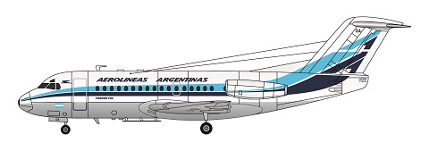 Fokker F28-1000 (Aerolinas Argentinas) FRP4090
