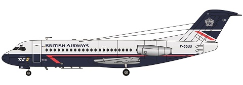 Fokker F28-2000 (British Airways/TAT) FRP4099