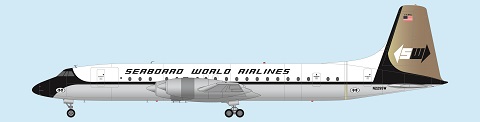 Canadair CL44 (Seaboard World)  FRP4119