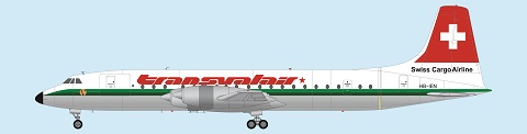 Canadair CL44 (Transvalair) FRP4122