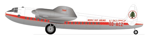 Avro York (MEA Middle East Airlines) FRP4141