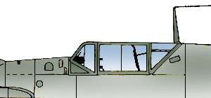 Canopy Messerschmitt BF109E-4 9409