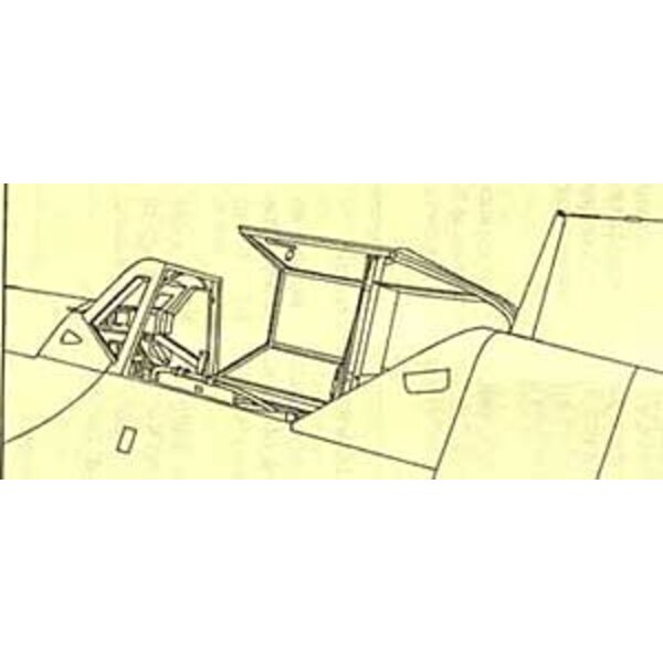 Canopy Messerschmitt BF109G Erla 9417