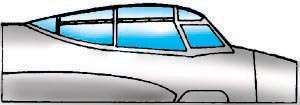 Canopies De Havilland DH98 Mosquito FBVI SQ09600