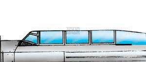 Yakovlev Yak7/7V canopy (ICM) SQ09611