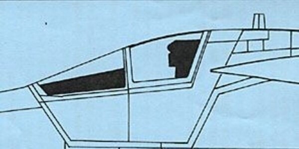 General Dynamics F111 canopy SQ09642