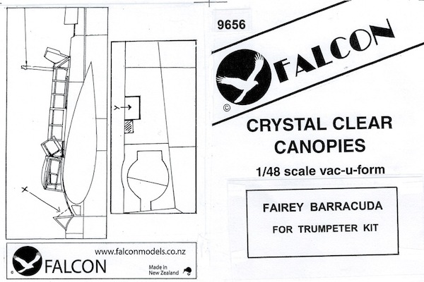 Fairey Barracuda  Canopy  (Trumpeter)  SQ09656