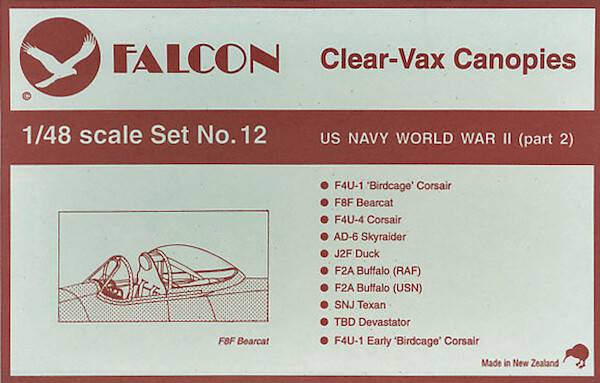 US Navy WW2 (F2A Buffalo,F8F Bearcat,F4U,Duck,T6)  VAX12