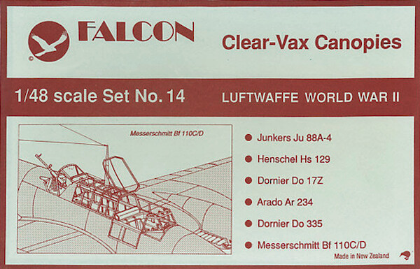 Luftwaffe WW2 (Ju88,HS129,Do17,AR234,Do335,ME110)  VAX14