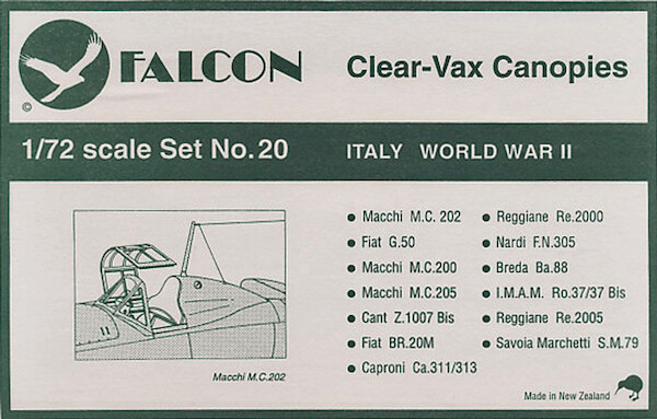 Italy WW2  Clearfax canopies  VAX20